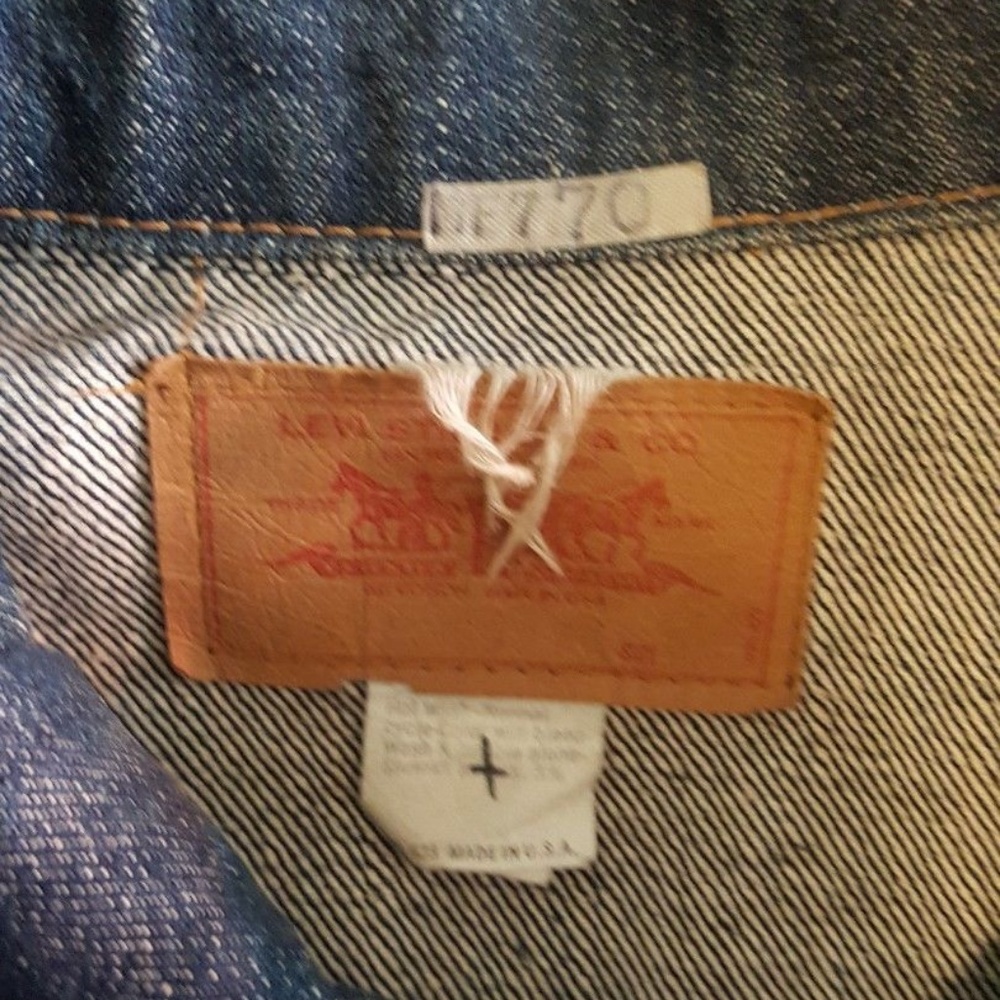 Levi Gold Wing 1970s Motorcycle Denim Jacket - Picture 4 of 5